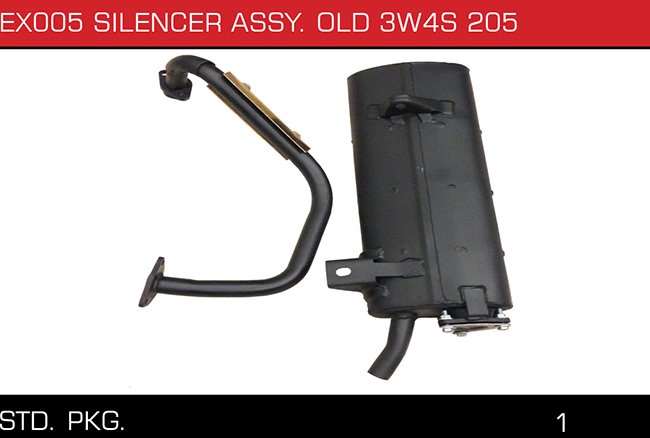 EX005 SILENCER ASSY OLD 3W4S 205